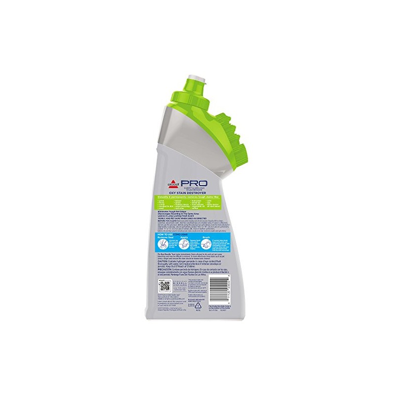 Bissell Pro Oxy Stain Destroyer Pet with Brush Head Cleaner
