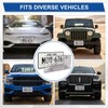 Clear License Plate Cover & Frames, 2PCS License Plate Protector