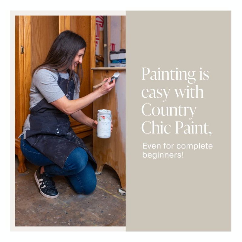 Country Chic All-in-One Chalk Paint for Furniture, Cabinets, Home Decor,