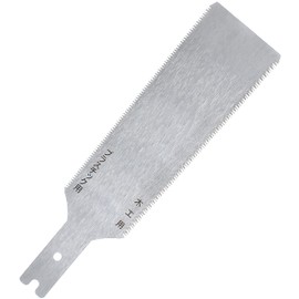 KAKURI Mini Japanese Pull Saw 4.7" - Ryoba Double Edge Handsaw for Woodworking & PVC Cutting - Made in Japan, Replacement Blade (1 pc)