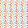 Tischdeko Pack of 20 Cocktail Napkins, Many Colourful Hearts Love