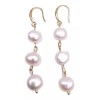 TENDER LIHOME Aretes Largos De Perlas Naturales Cultivadas Mujer Colgantes
