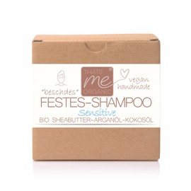 Handmade solid shampoo with valuable ingredients, vegan, no industrial production, 40 g ("sensitive" sensitive/irritated scalp)