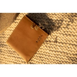 Gusti Leather Runer Wallet Card Holder Small Foldable Men's Brown Leather, brown, Classic