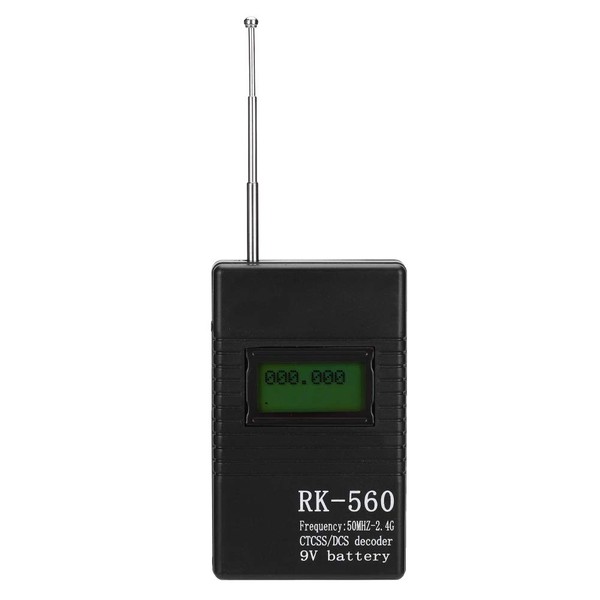 RK560 Mini Radio Frequency Counter Meter,50MHz-2.4GHz Radio Frequency Counter with