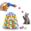 Andiker Cat Toy Balls Set, 30pcs Plush Cat Pom Pom