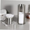 CAXUSD Cotton Pad Dispenser Box Swabs Storage Case Stainless Steel