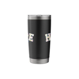 Hope in Christ Bible Verse Floral Graphic Stainless Steel Insulated Tumbler