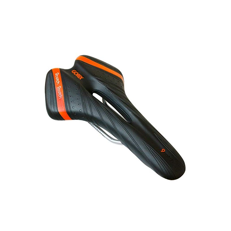 GORIX Bike Saddle Seat Comfortable Cushion with Rail Mountain Road