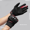 Motorcycle Gloves,Motorcycle Riding Gloves,Motorbike Leather Gloves Carbon Fiber Protection Touch