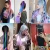 1pcs Synthetic Colored Box Braided Ponytail Hair Extensions Overhead Tail
