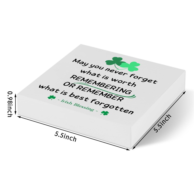 St. Patricks Day Decor Irish Blessing Sign May You Decorative