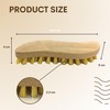 HOMESHOPA Wooden Scrubbing Brush, 1 Pack Heavy Duty Hand Brush