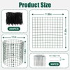 KEOHOLI 10 Packs Plant Protectors Cages from Animals, 12" x