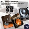HQPARRTS 4Pcs Subwoofer Isolation pad Subwoofer Isolation System Compatible with