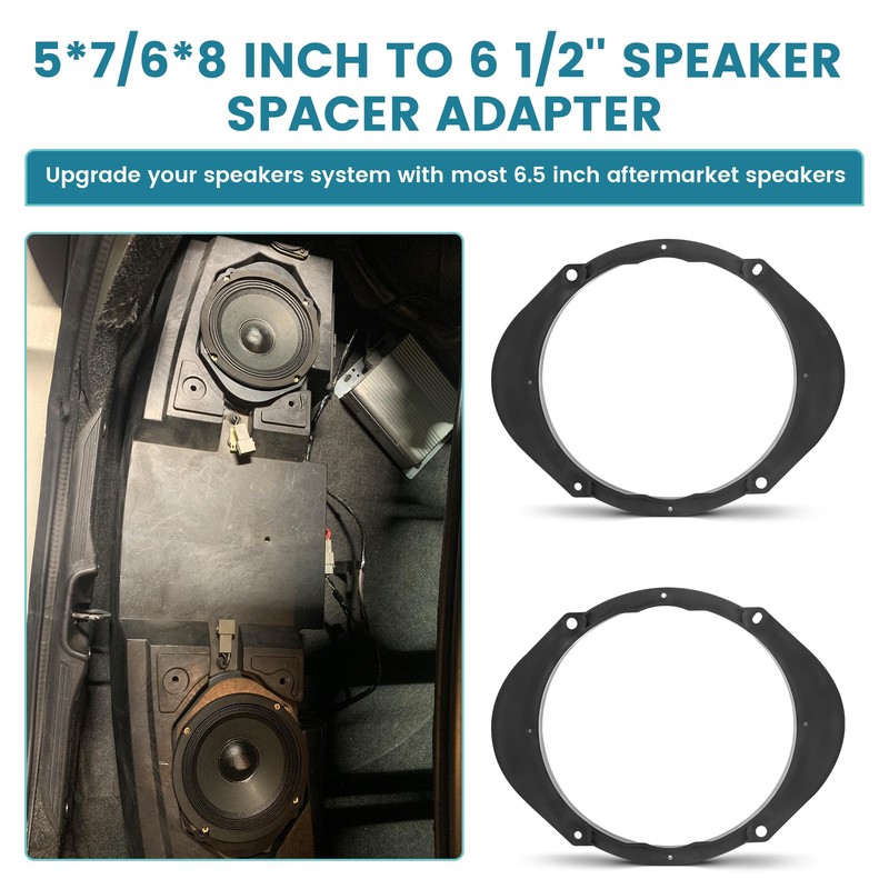 NuIth 5"x7" / 6”x8” to 6.5” Door Speaker Spacer Bracket