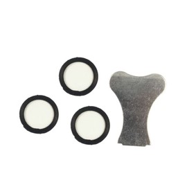 Custom Pro Universal Fogger 20 mm Replacement Disc Ceramic Membrane for Mist Makers - 3 Pack with Key Tool