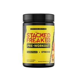 Pharmafreak X Stack3D: Stacked Freak 3D Pre-Workout PWO - Limited Edition - Mango Peach - 14.1 oz (400 g)