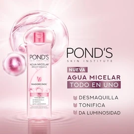 POND'S Agua Micelar Bright Miracle con Niasorcinol para todo tipo de piel, 300 ml