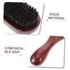 Ipetboom Bristle Brush for Men Ergonomic Beech Handle Gentle Hair