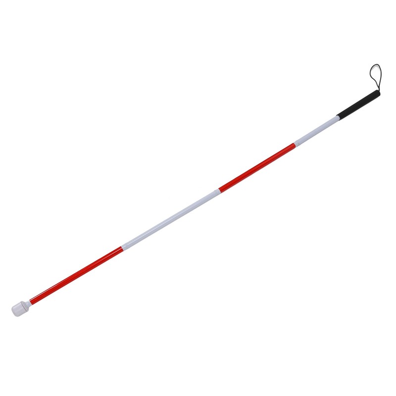 Blind Guide Cane Aluminum Alloy Portable Folding Walking Stick for