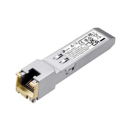 TP-Link TL-FM531 | 10GBase-T RJ45 SFP+ Module | 10G Copper SFP+ Transceiver | SFP+ to Ethernet | Plug and Play | Hot Pluggable | Up to 30m Distance | Durable Metal Casing | Versatile Compatibility