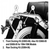 TCMT Detachables Front Docking Hardware Kit Fits For HarleyTouring Road