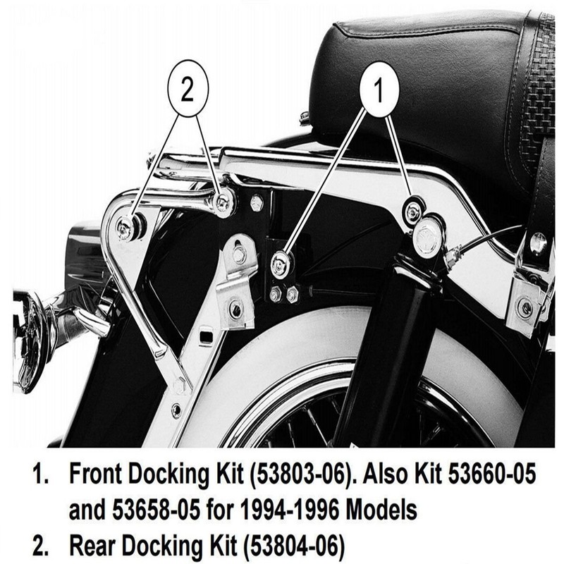 TCMT Detachables Front Docking Hardware Kit Fits For HarleyTouring Road