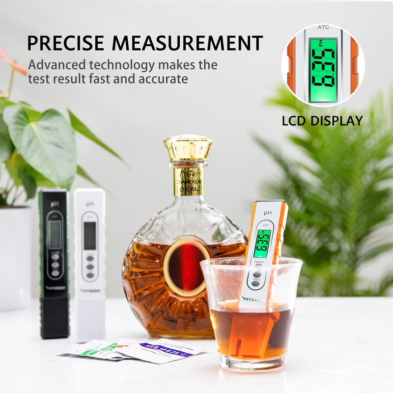 VIVOSUN PH Meter Digital PH Tester Pen 0.01 High Accuracy