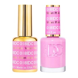 DND DC Matching Polish Set Gel & Lacquer #18 Violet Pink