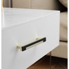 SYZOW 6 Pack Cabinet Handles Kitchen Cabinet Knobs Black and