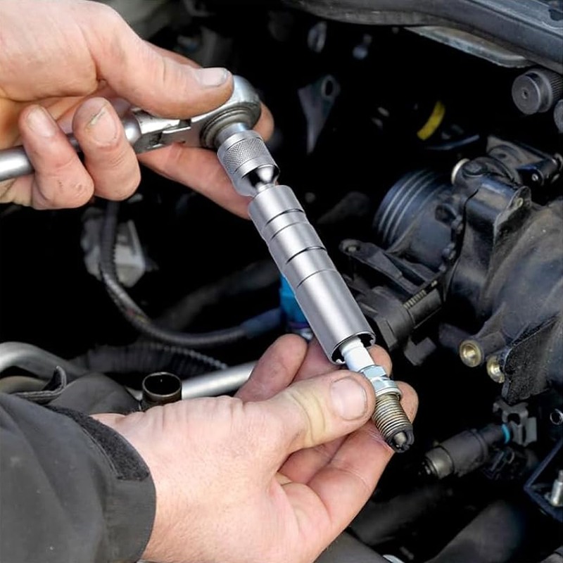 Thin Wall Spark Plug Socket, 2Pcs Magnetic Spark Plug Socket