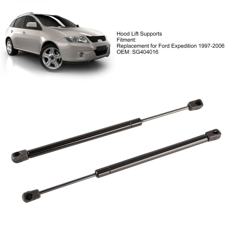 2pcs Front Hood Lift Supports Car Bonnet Hood Gas Spring