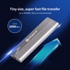 Skyerd M.2 NVMe PCIe 128 GB Aluminum Portable External SSD