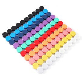 PYJLBX Magnetic Dry Erase Board Magnetic Fridge Magnets, Cute, Small, Round Magnets, Multi-purpose, Perfect for Refrigerator, Whiteboard, Bulletin Board, Map, School, Office, Kitchen, Office Supplies