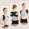FDEETY Posture Corrector Back Straightener Men Women Back Support Belt
