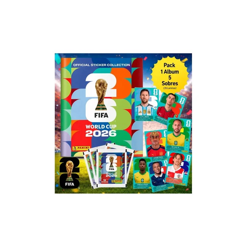 Caja Organizadora Fifa World Cup 2026 Panini 500 Láminas