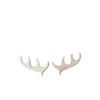 Cuckoo Clock Deer Antlers Solid Wood (3-1/2”)- Replacement Parts -