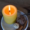 Pure Beeswax Pillar Candles 2x4 Inch, Natural Bees Wax Pillar