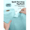 Fantasticlean Microfiber Cleaning Cloth Roll -75 Pack, Tear Away Microfiber