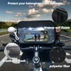 MKYRLX Bicycle Handlebar Bag, Insulated Lunch Bag, Portable with Touchscreen