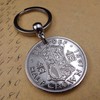 A Silver Dream 1951 Half Crown Coin Keyring