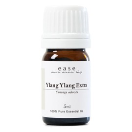 Ease Aroma Oil Essential Oil, Ylang Ylang Extra, 0.16 fl oz (5 ml), AEAJ Certified