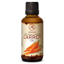 Carrot Oil 50 ml - 100% Pure and Natural - Carotene Oil - Best Care Oil for Skin - Hair - Body Care