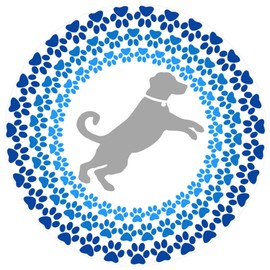 Screen Door Magnets – Twist, Click and Lock - Keep People and Pets Safe – Magnetic Screen Door Magnet Saver Indicator, Decoration - Robbins Aria - Dog Mosaic