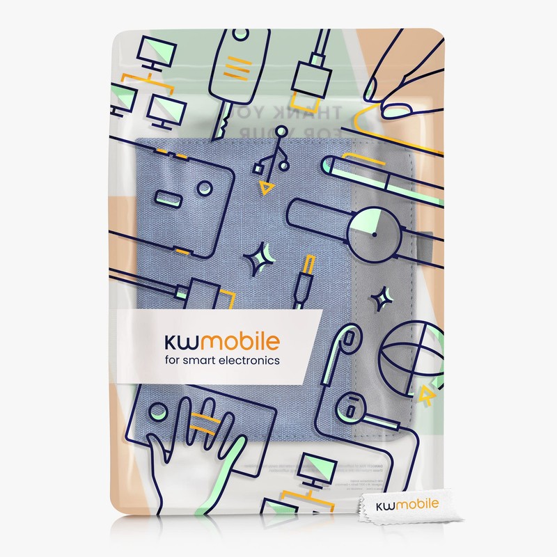 kwmobile Case Compatible with Tolino Vision 6 Case - Flip