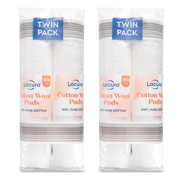 400 Pcs Cotton Pads, Cotton Wool Pads, Skin so Soft,