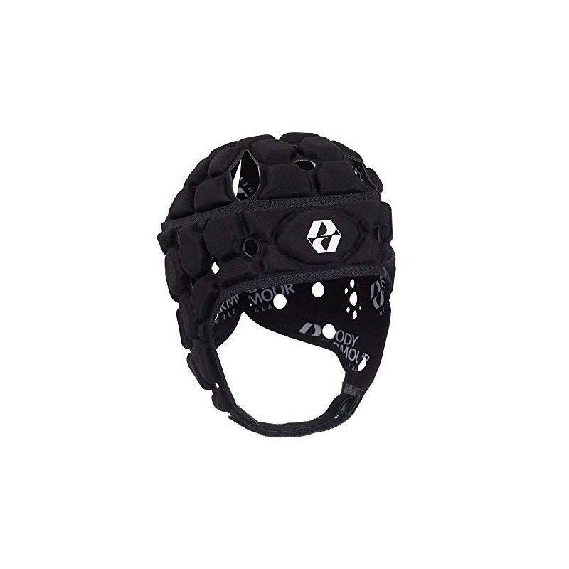 Body Armour Ventilator Headgaurd (Black, Medium Boys)