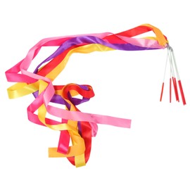 BESPORTBLE 6pcs Kids Dance Ribbons Gymnastics Streamers Rhythmic Gymnastics Props Exercise Dice Shadow Puppets Play Ribbons for Toddlers