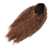 Light Brown Wave Wig Adjustable Charming Breathable Comfortable Fluffy Heat